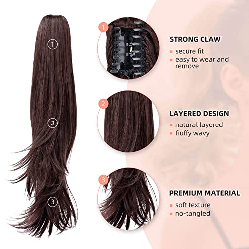 Ponytail 22" Long Claw Hair Extension - Image 13
