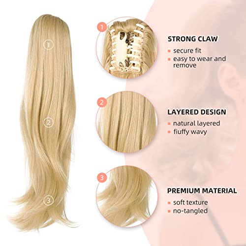 Ponytail 22" Long Claw Hair Extension - Image 135