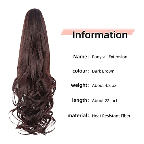 Ponytail 22" Long Claw Hair Extension - Image 140