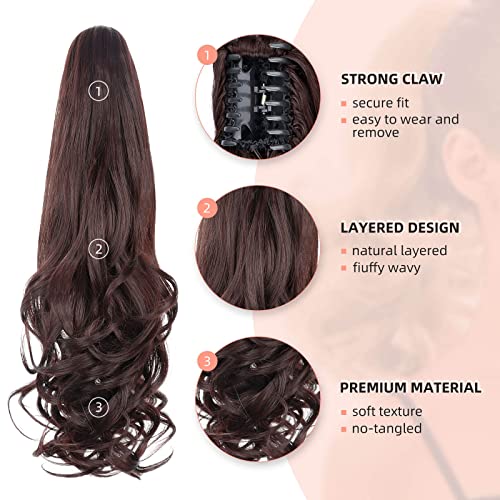 Ponytail 22" Long Claw Hair Extension - Image 142