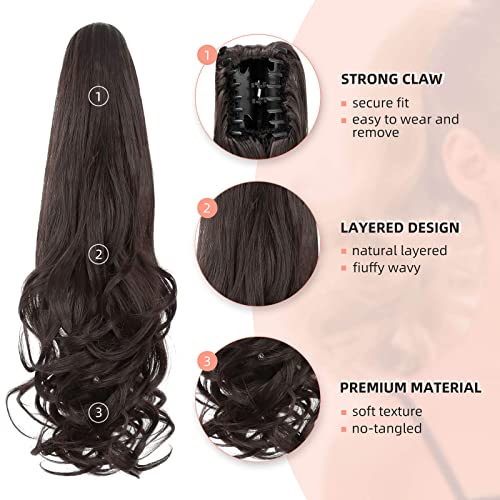 Ponytail 22" Long Claw Hair Extension - Image 155