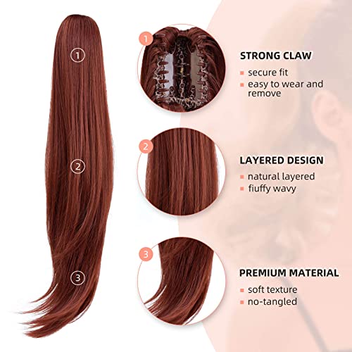 Ponytail 22" Long Claw Hair Extension - Image 28