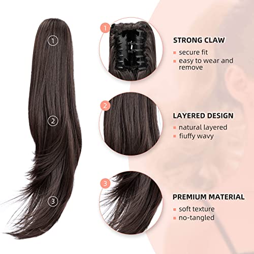 Ponytail 22" Long Claw Hair Extension - Image 34