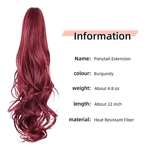 Ponytail 22" Long Claw Hair Extension - Image 43