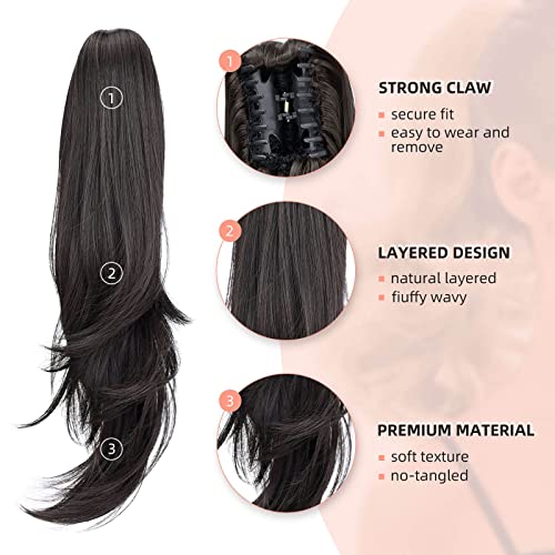 Ponytail 22" Long Claw Hair Extension - Image 5