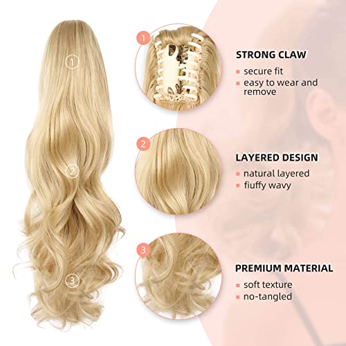 Ponytail 22" Long Claw Hair Extension - Image 52