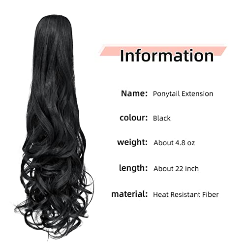Ponytail 22" Long Claw Hair Extension - Image 57