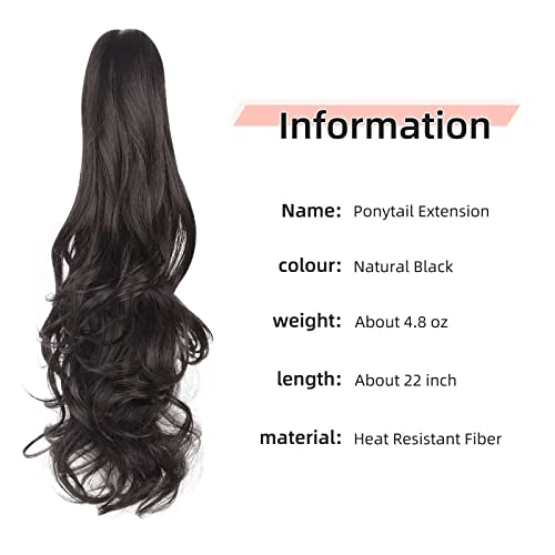 Ponytail 22" Long Claw Hair Extension - Image 64