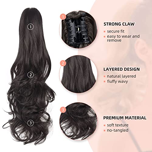 Ponytail 22" Long Claw Hair Extension - Image 66