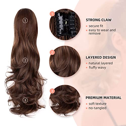 Ponytail 22" Long Claw Hair Extension - Image 74