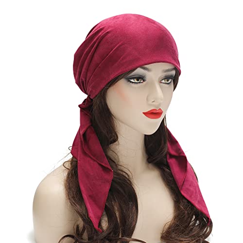 Pre Tied Head Scarf Headwrap Turban - Image 110