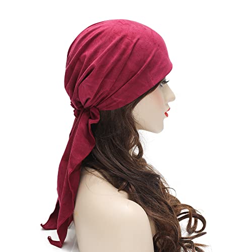 Pre Tied Head Scarf Headwrap Turban - Image 111