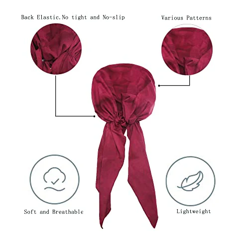 Pre Tied Head Scarf Headwrap Turban - Image 113