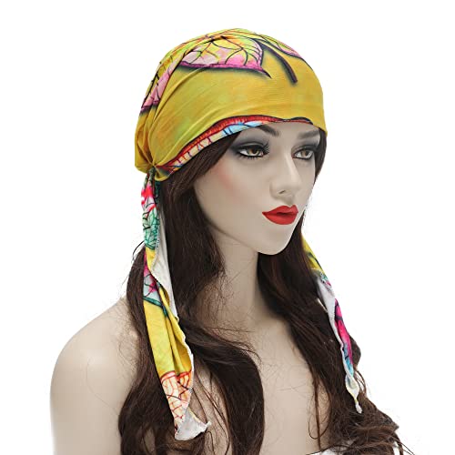 Pre Tied Head Scarf Headwrap Turban - Image 116
