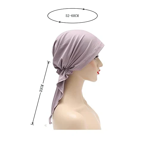Pre Tied Head Scarf Headwrap Turban - Image 12