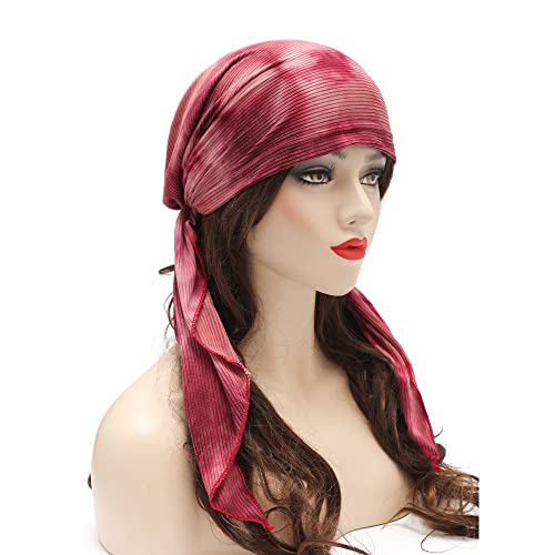Pre Tied Head Scarf Headwrap Turban - Image 122