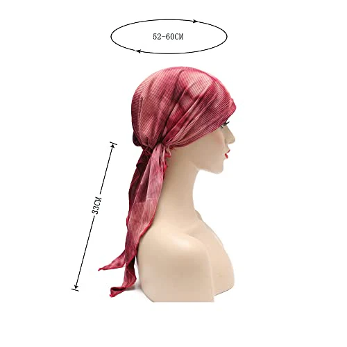 Pre Tied Head Scarf Headwrap Turban - Image 126