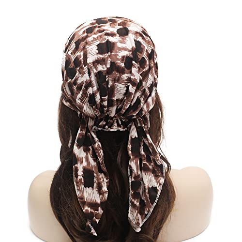 Pre Tied Head Scarf Headwrap Turban - Image 130