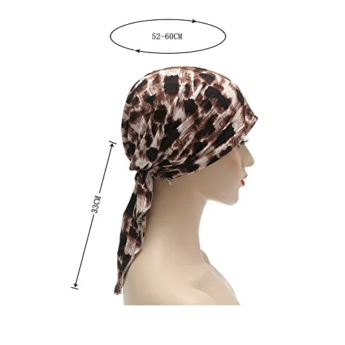 Pre Tied Head Scarf Headwrap Turban - Image 132