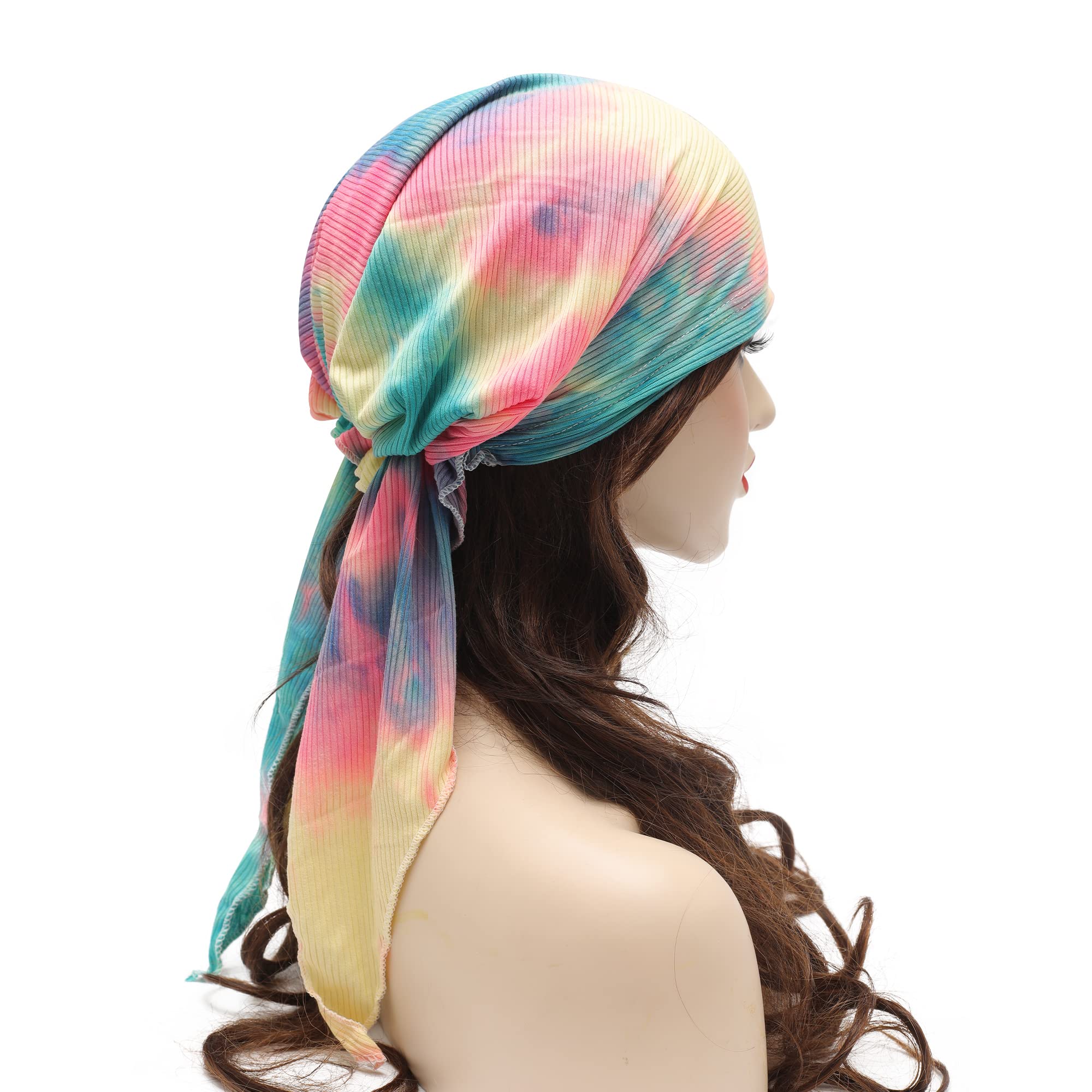 Pre Tied Head Scarf Headwrap Turban - Image 140