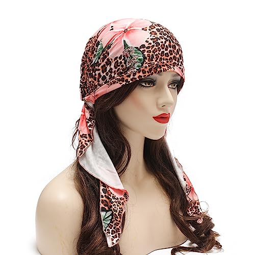 Pre Tied Head Scarf Headwrap Turban - Image 143