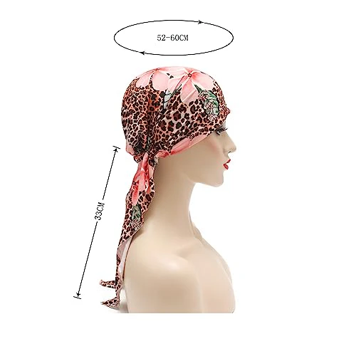 Pre Tied Head Scarf Headwrap Turban - Image 147