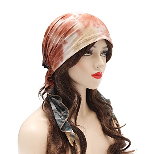 Pre Tied Head Scarf Headwrap Turban - Image 149