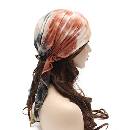 Pre Tied Head Scarf Headwrap Turban - Image 150