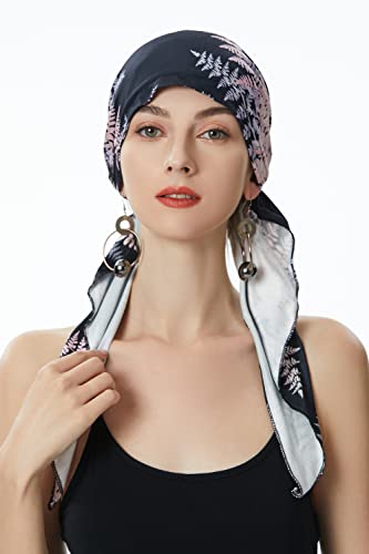 Pre Tied Head Scarf Headwrap Turban - Image 2