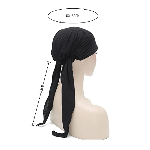 Pre Tied Head Scarf Headwrap Turban - Image 27
