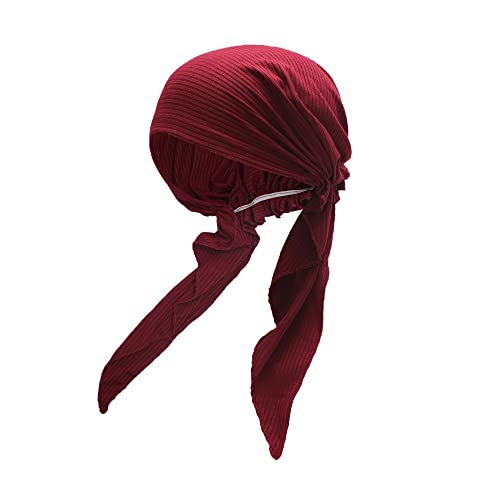 Pre Tied Head Scarf Headwrap Turban - Image 28