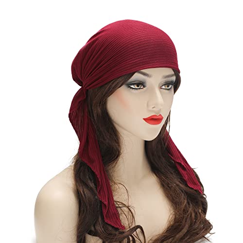Pre Tied Head Scarf Headwrap Turban - Image 29