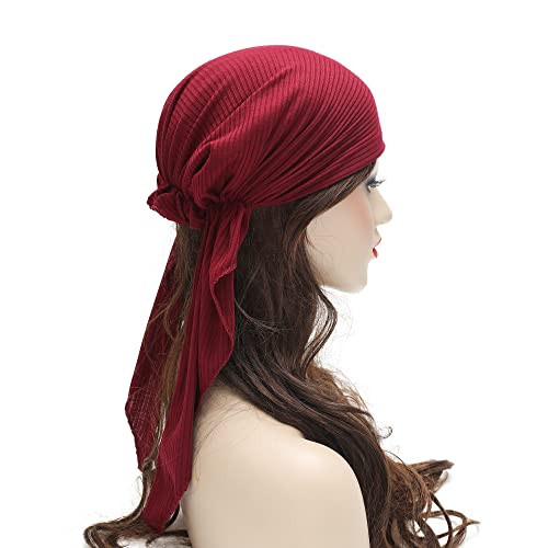 Pre Tied Head Scarf Headwrap Turban - Image 30
