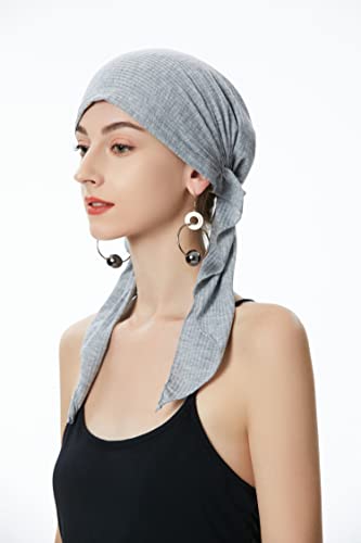 Pre Tied Head Scarf Headwrap Turban - Image 35