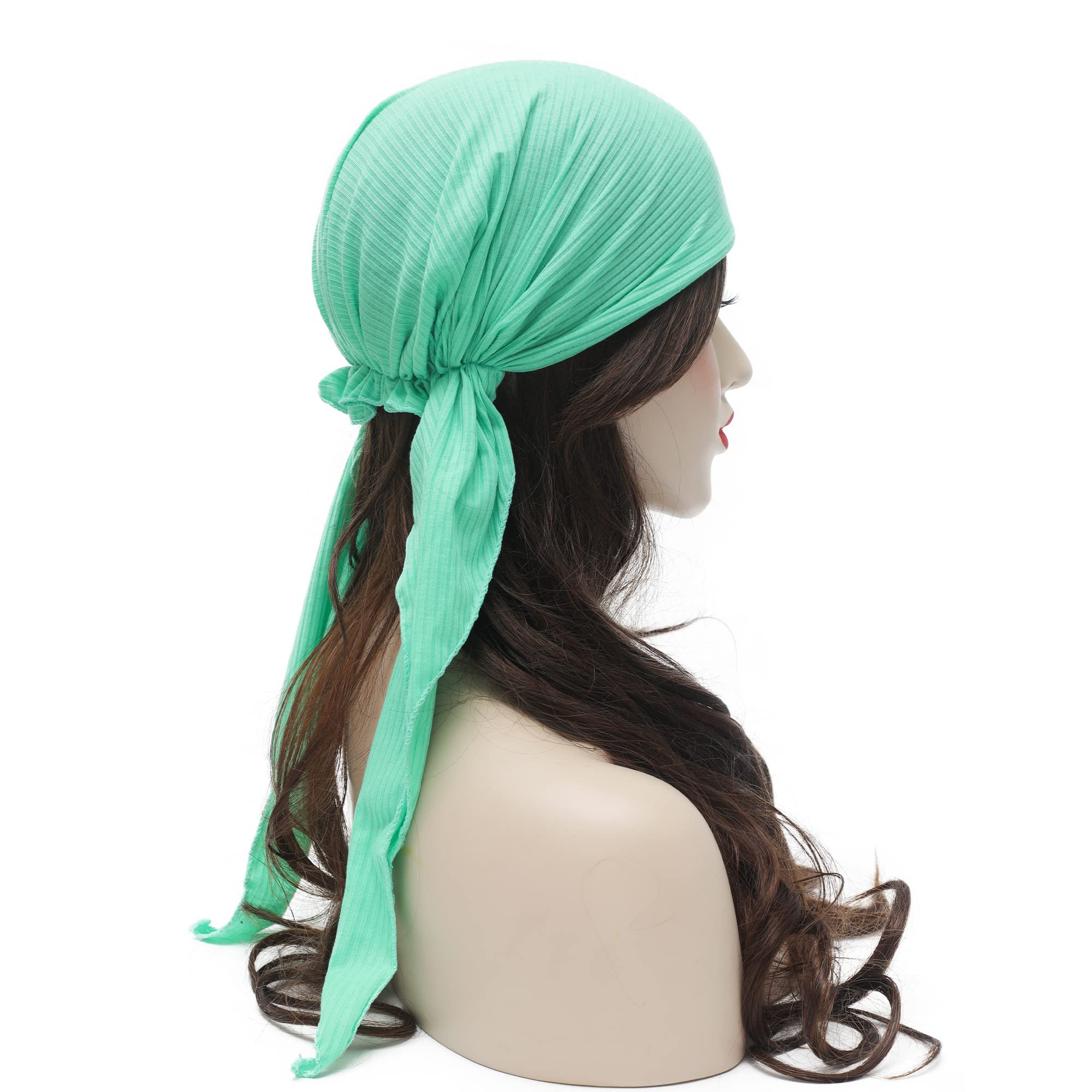 Pre Tied Head Scarf Headwrap Turban - Image 42