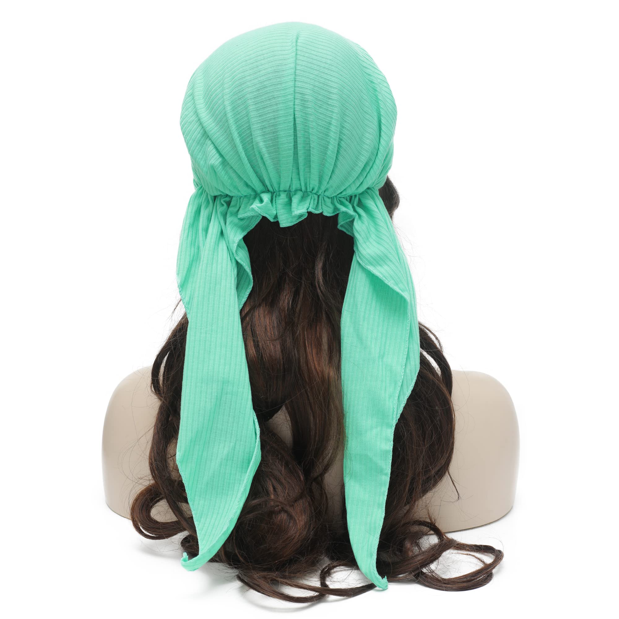 Pre Tied Head Scarf Headwrap Turban - Image 43