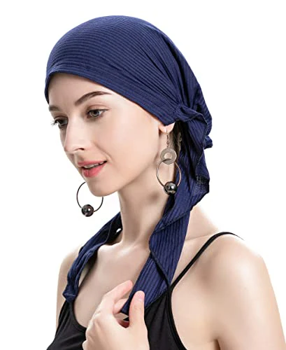 Pre Tied Head Scarf Headwrap Turban - Image 48