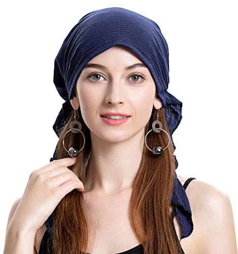 Pre Tied Head Scarf Headwrap Turban - Image 49