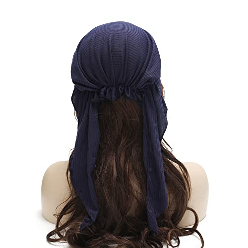 Pre Tied Head Scarf Headwrap Turban - Image 54