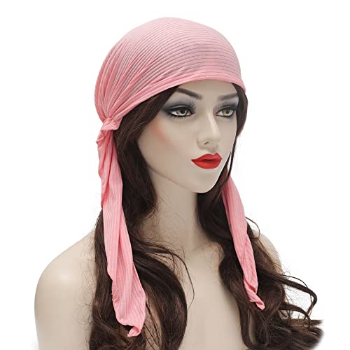 Pre Tied Head Scarf Headwrap Turban - Image 56