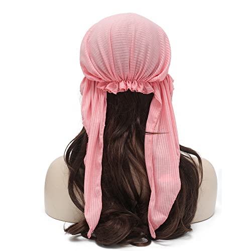Pre Tied Head Scarf Headwrap Turban - Image 58