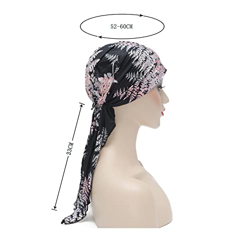 Pre Tied Head Scarf Headwrap Turban - Image 6