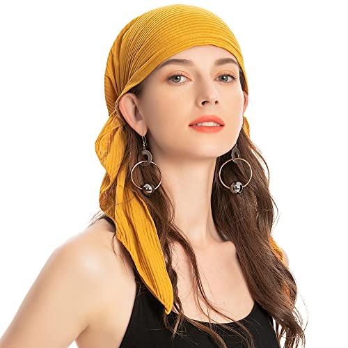 Pre Tied Head Scarf Headwrap Turban - Image 61