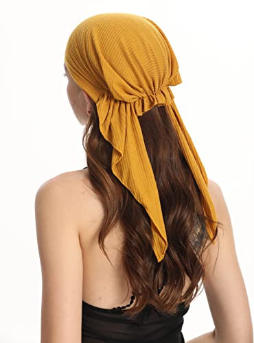 Pre Tied Head Scarf Headwrap Turban - Image 64