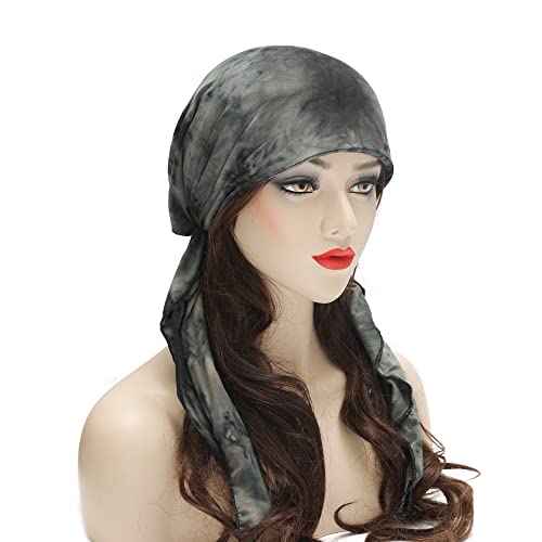 Pre Tied Head Scarf Headwrap Turban - Image 68