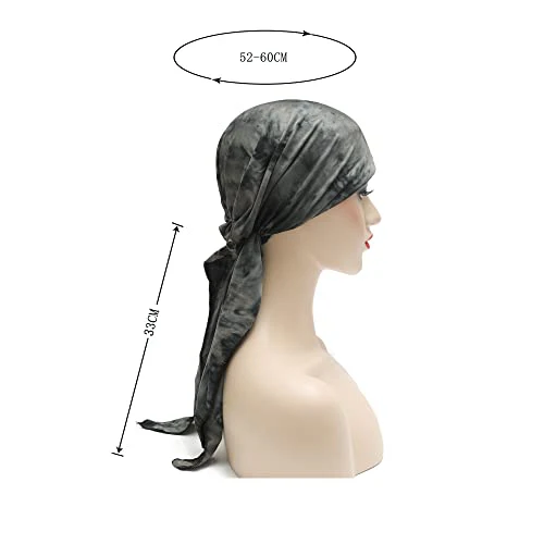 Pre Tied Head Scarf Headwrap Turban - Image 72
