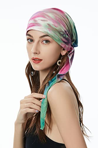 Pre Tied Head Scarf Headwrap Turban - Image 81