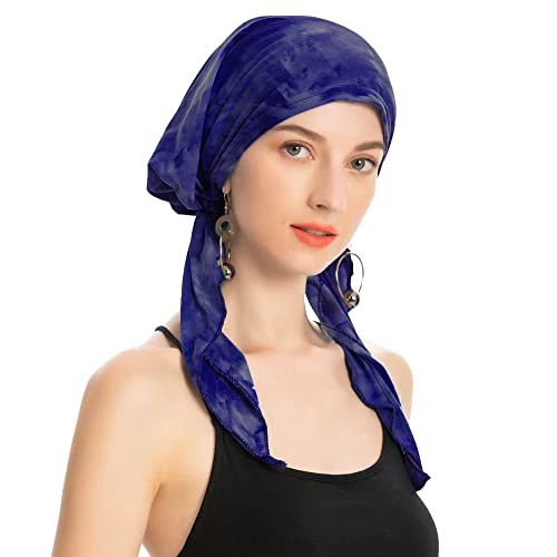 Pre Tied Head Scarf Headwrap Turban - Image 92