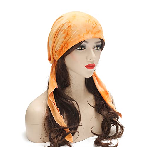 Pre Tied Head Scarf Headwrap Turban - Image 98