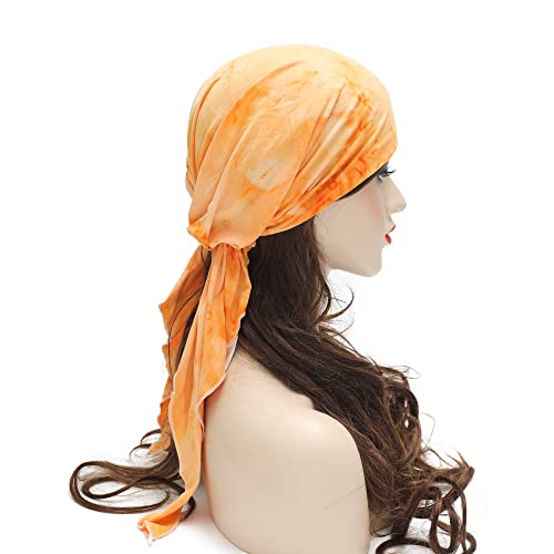 Pre Tied Head Scarf Headwrap Turban - Image 99